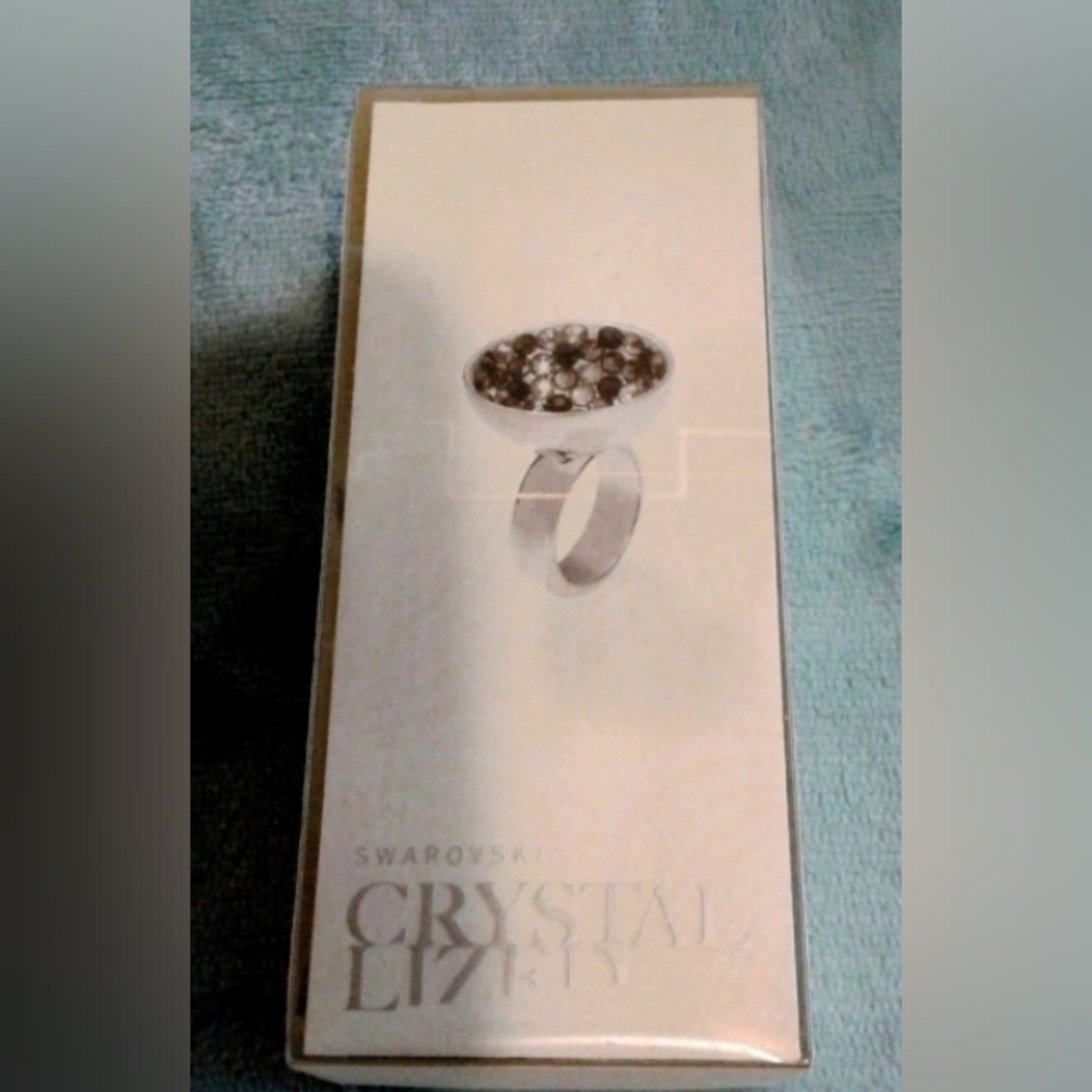 Rare! 2009 Swarovski "South Beach Chic" RING KIT! Sz M *NYC Swarovski Store!